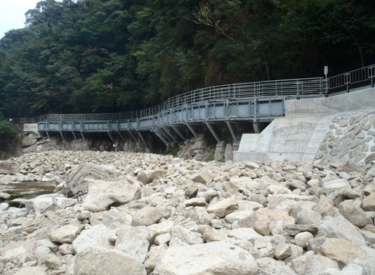 O発電所導水路災害復旧